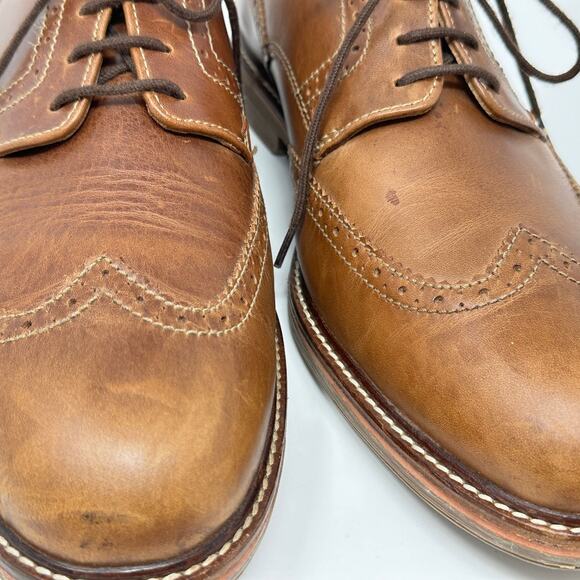 Mephisto Wingtip Dress Shoes Mens 11.5 Brown Leather High Quality LaceUp Comfort main image 9